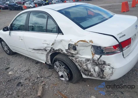 2008 Hyundai Sonata Gls from USA, damaged, VIN 5NPET46C78H394388